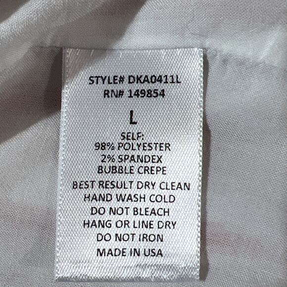 Sage The Label Size Large Wrap dress mini striped adjustable lined button close - Picture 9 of 11